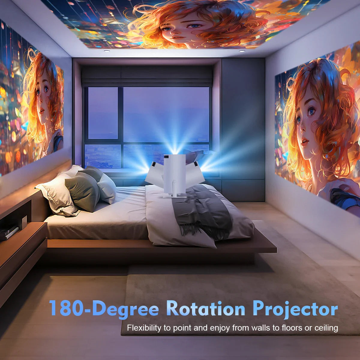 1080P Portable Home Cinema Projector