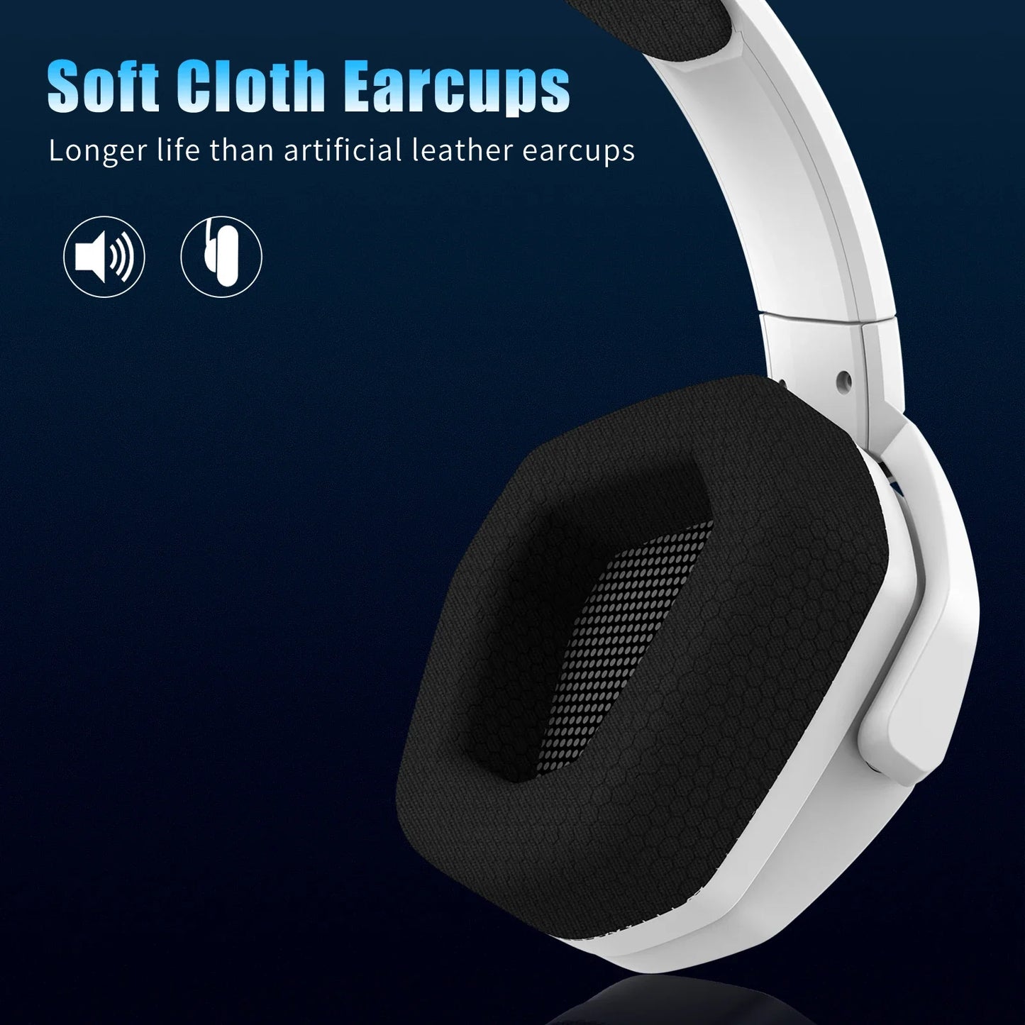 Dual Wireless Gaming Headset with Mic