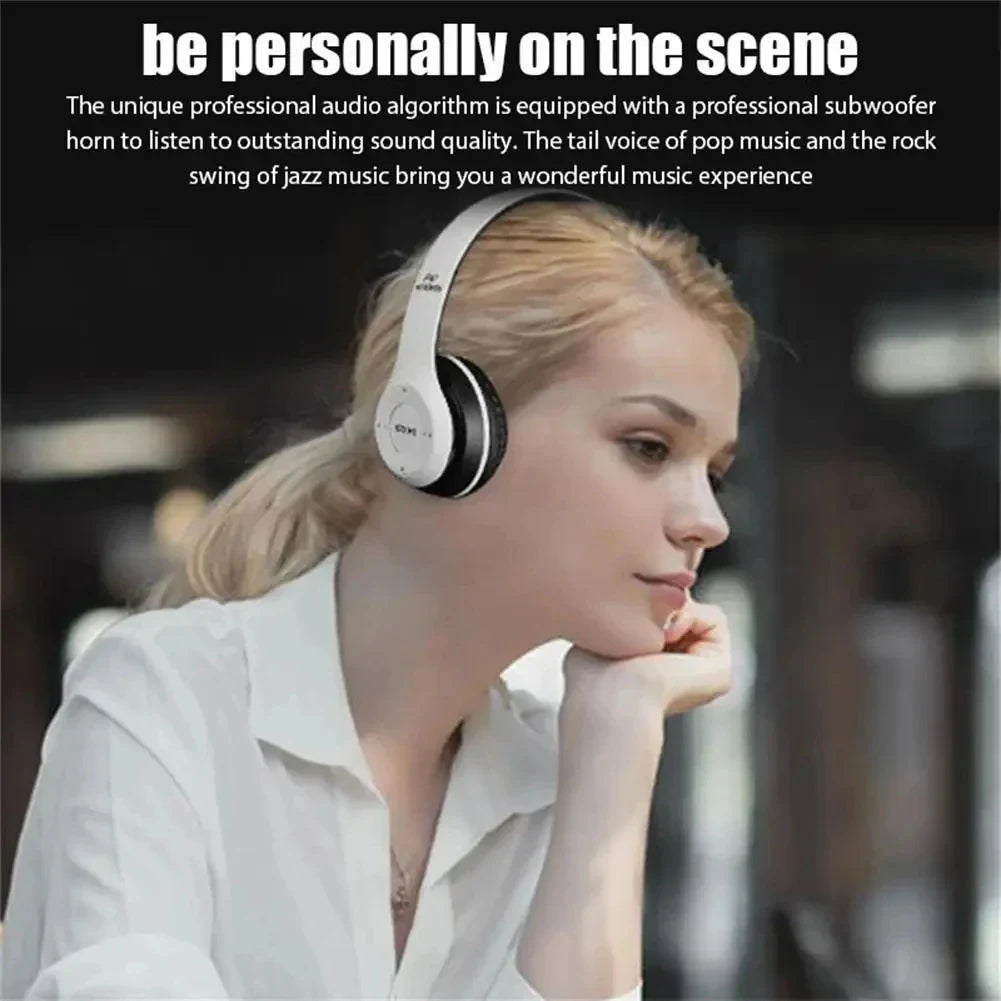 Foldable Wireless Bluetooth Headphones