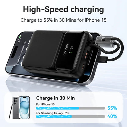 20000mAh Power Bank with Type-C Cable